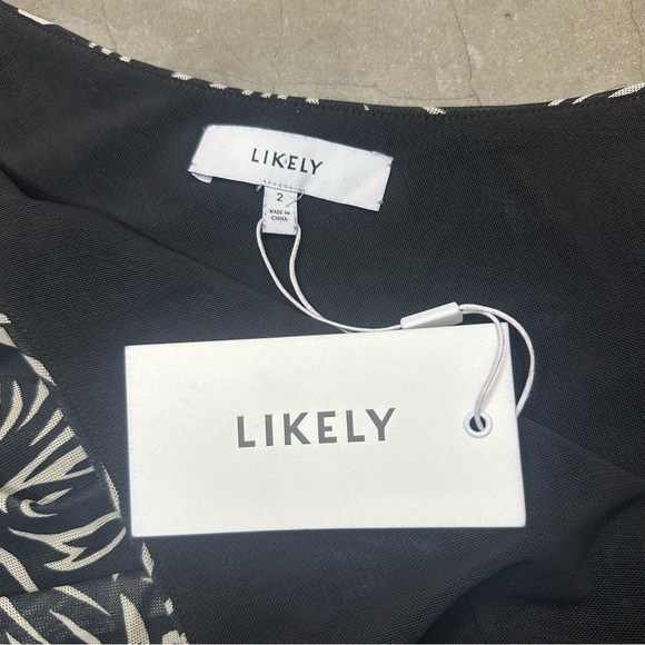 Likely Gemella Dress in Black/Cream Color Sz 2 - Picture 8 of 9